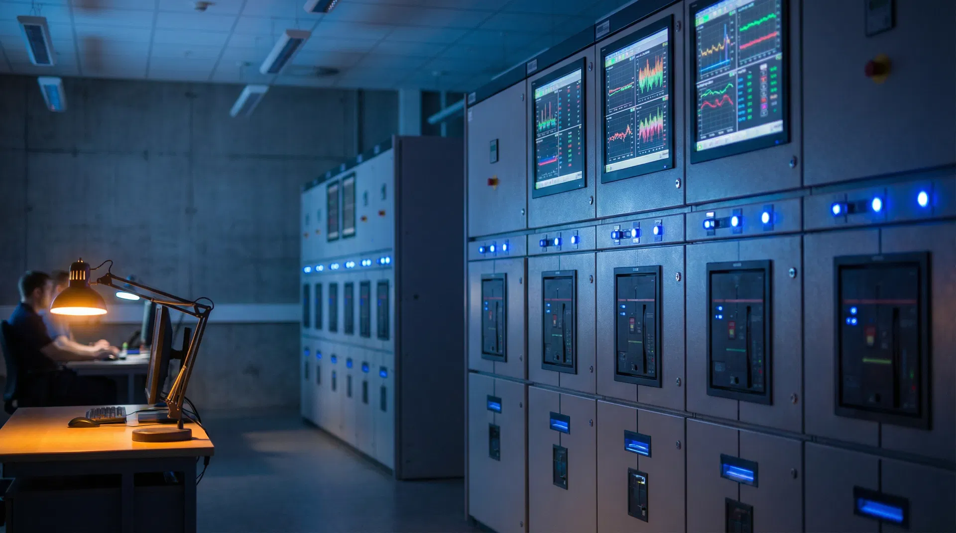 원테크 엔지니어링 관제실