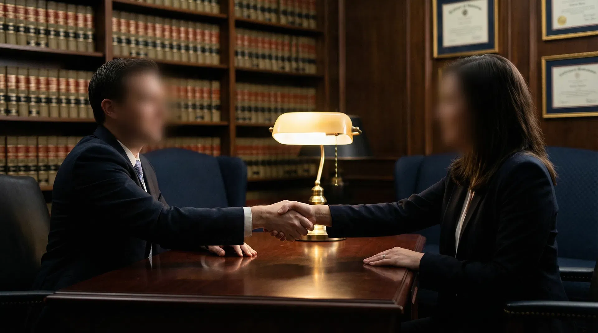 Legal consultation at Aaronson Law Firm