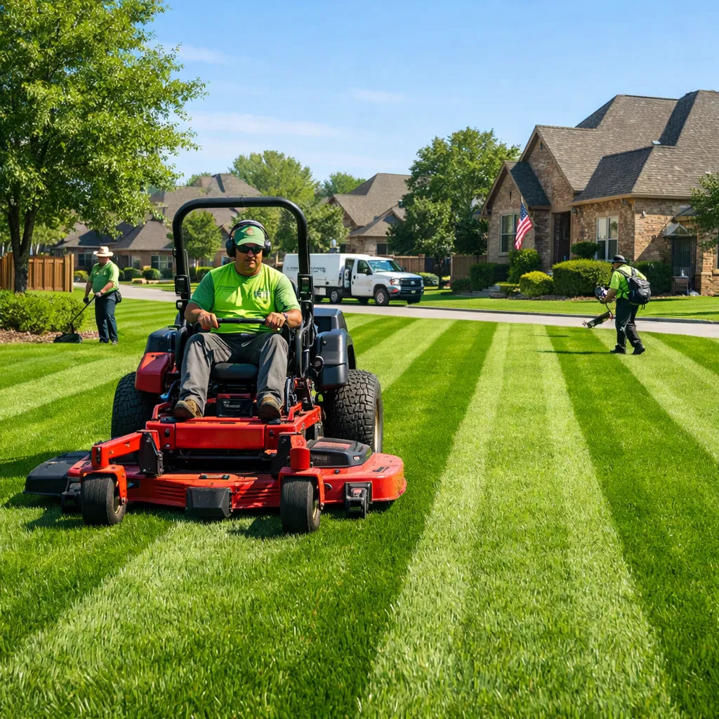 Lawn mowing service