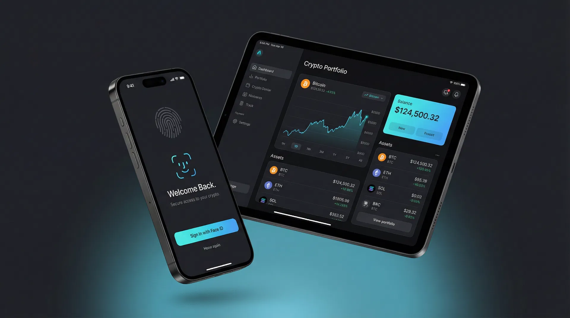 CryptoTrack Mobile App — BuilderHQ.IO App Development project