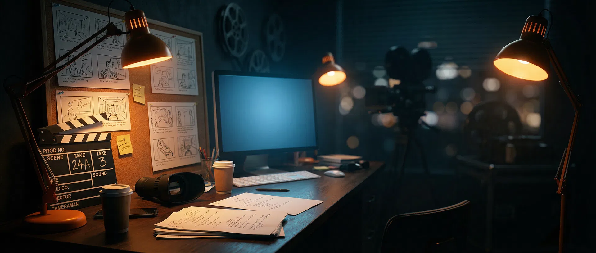 Film production workspace