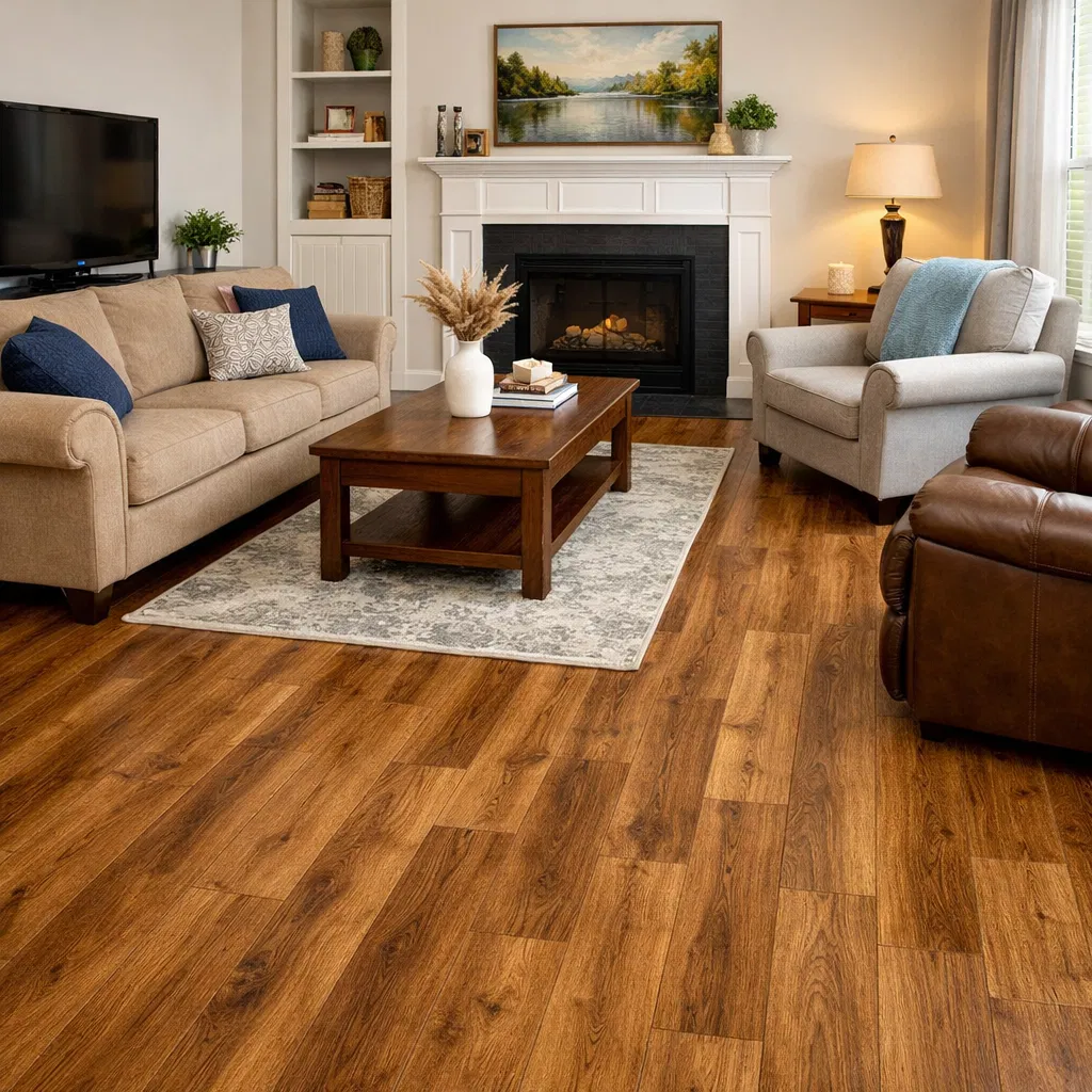 After Luxury Flooring Installation