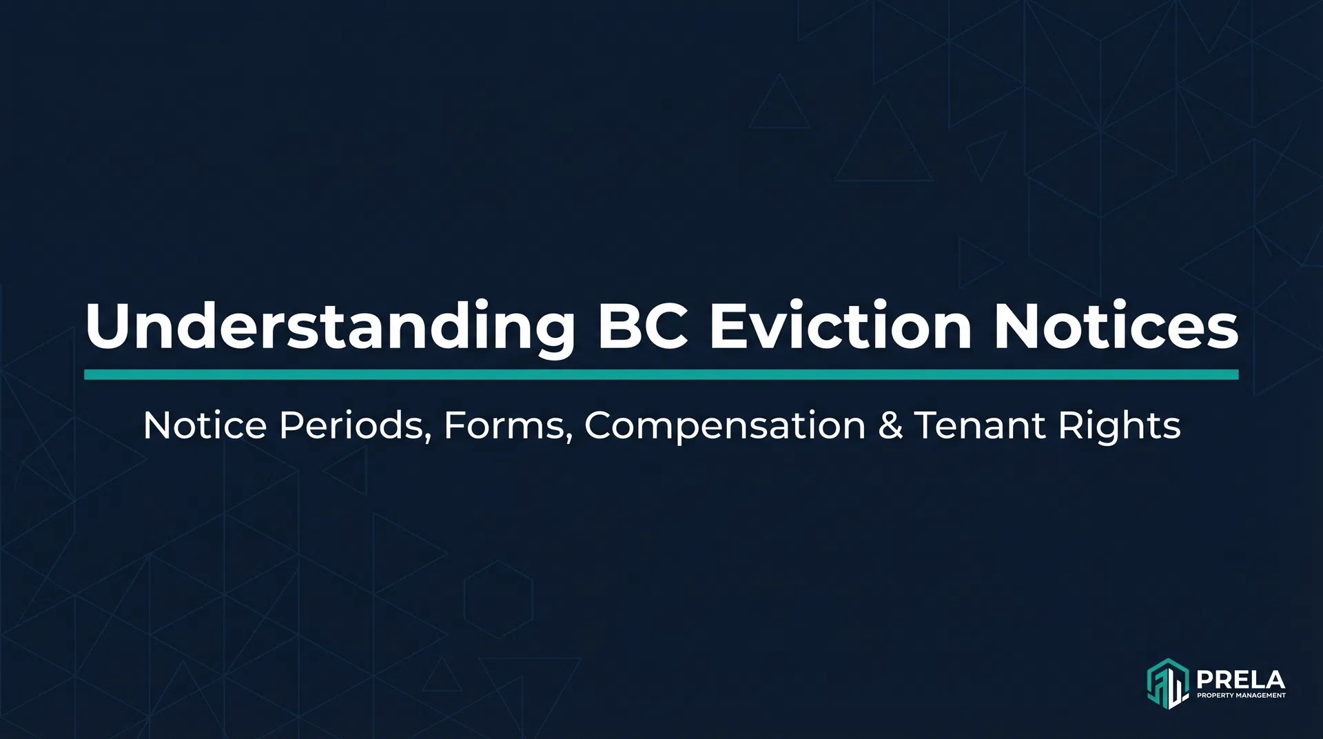 Professional guide to BC eviction notices and RTB forms