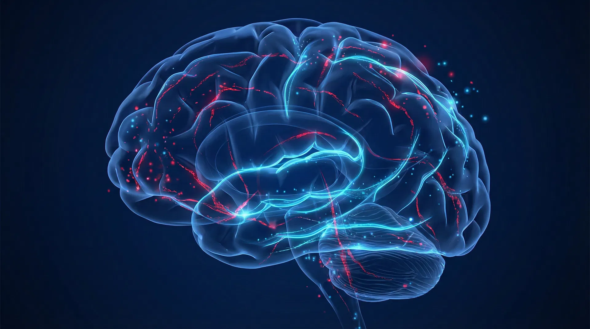 Neural pathways visualization representing the Freedom Sensory Method