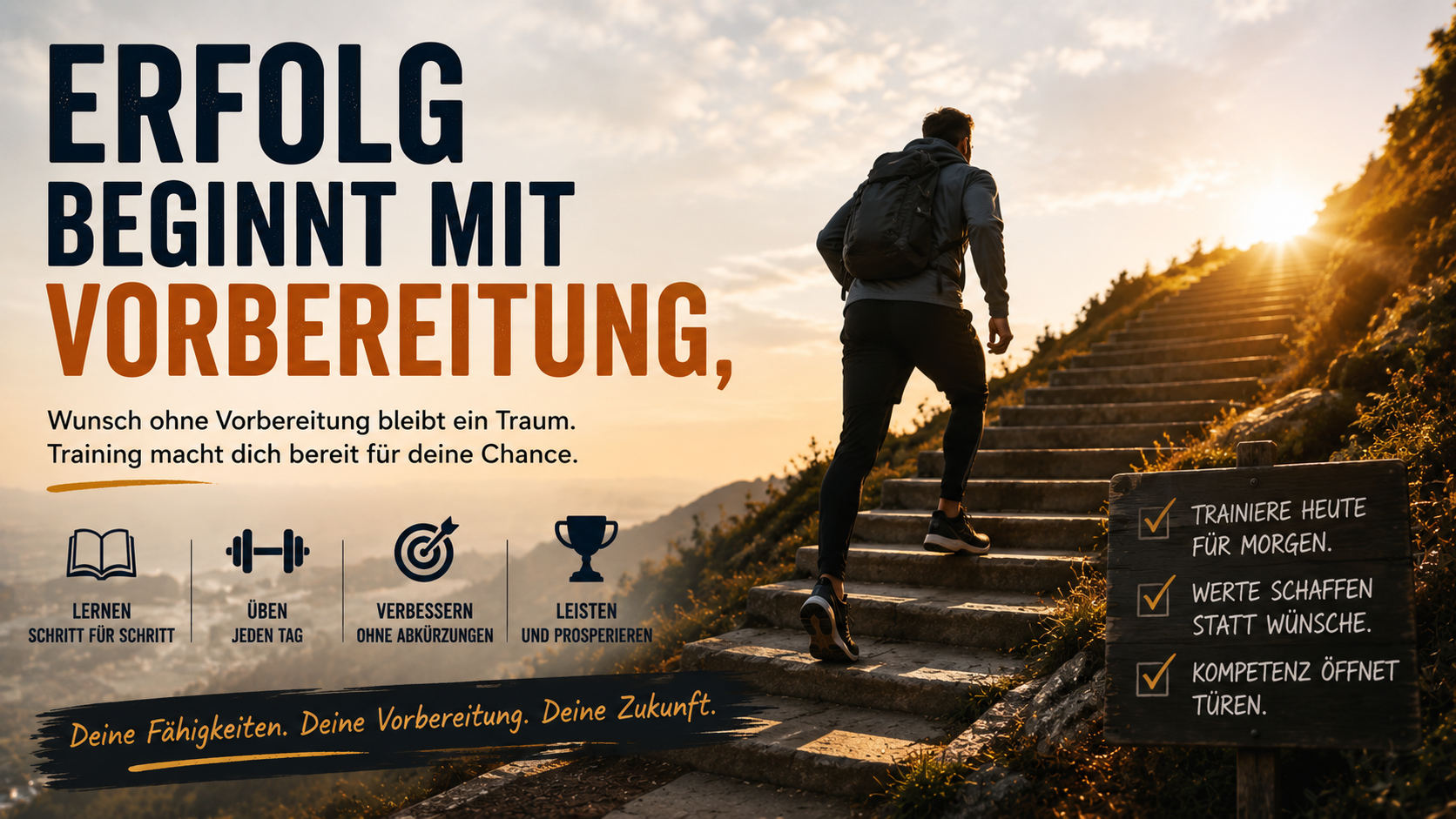 Erfolg beginnt mit Vorbereitung, nicht mit Wunschdenken