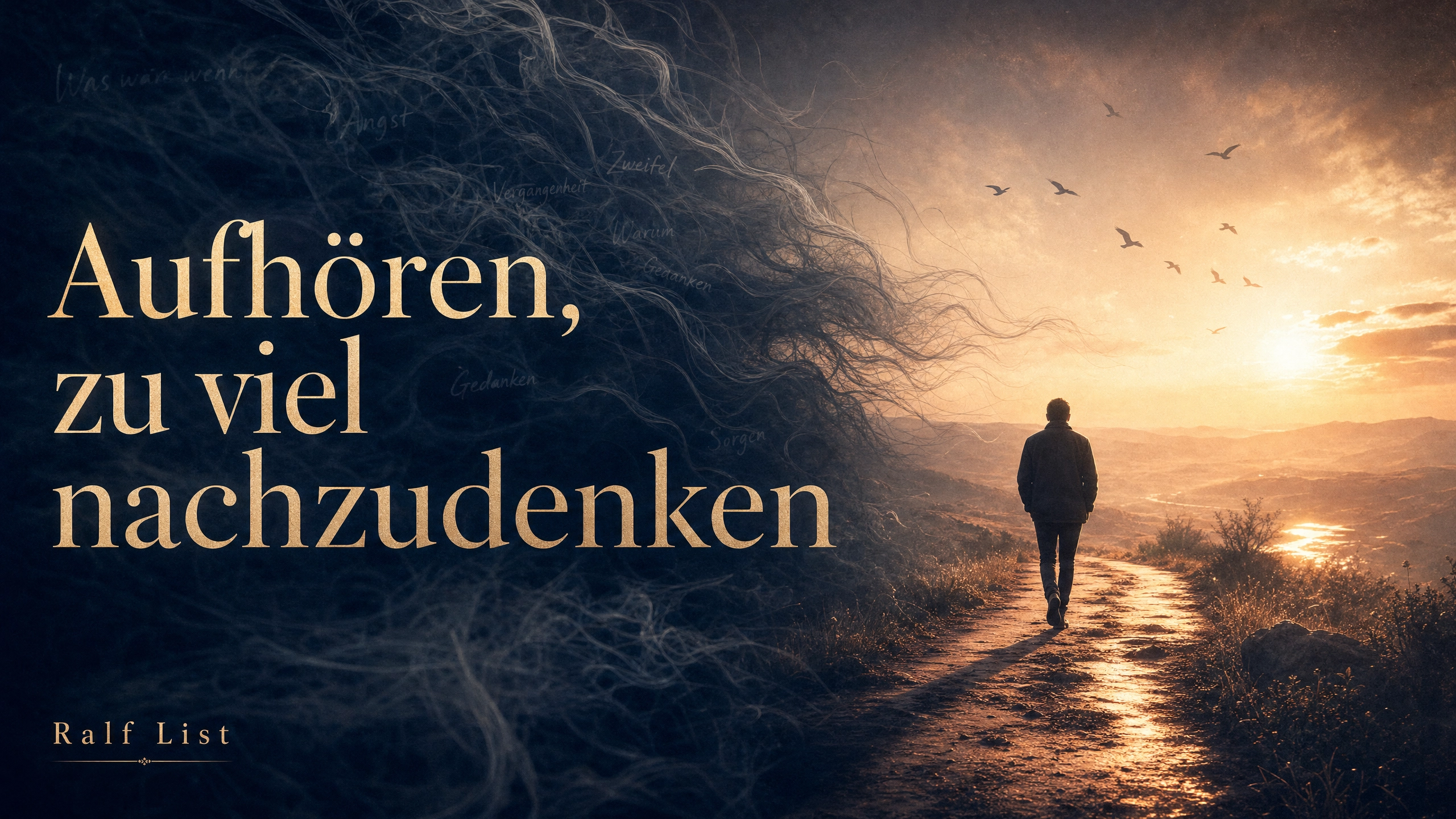 Wie du endlich aufhörst, zu viel nachzudenken, und deinen Geist zur Ruhe bringst
