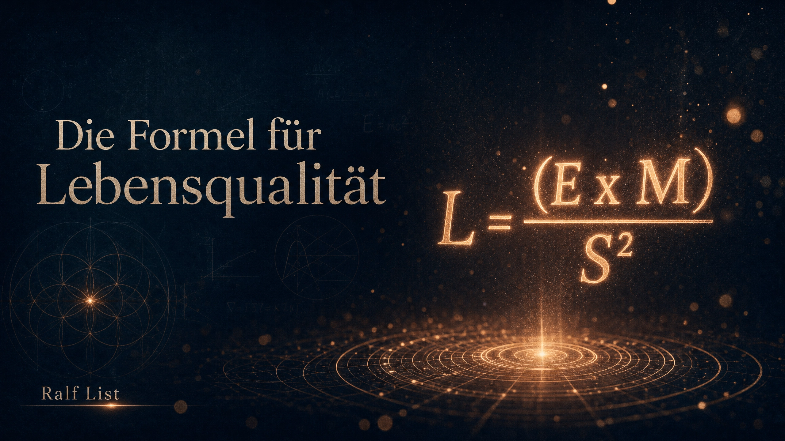 Die Formel für Lebensqualität einfach erklärt