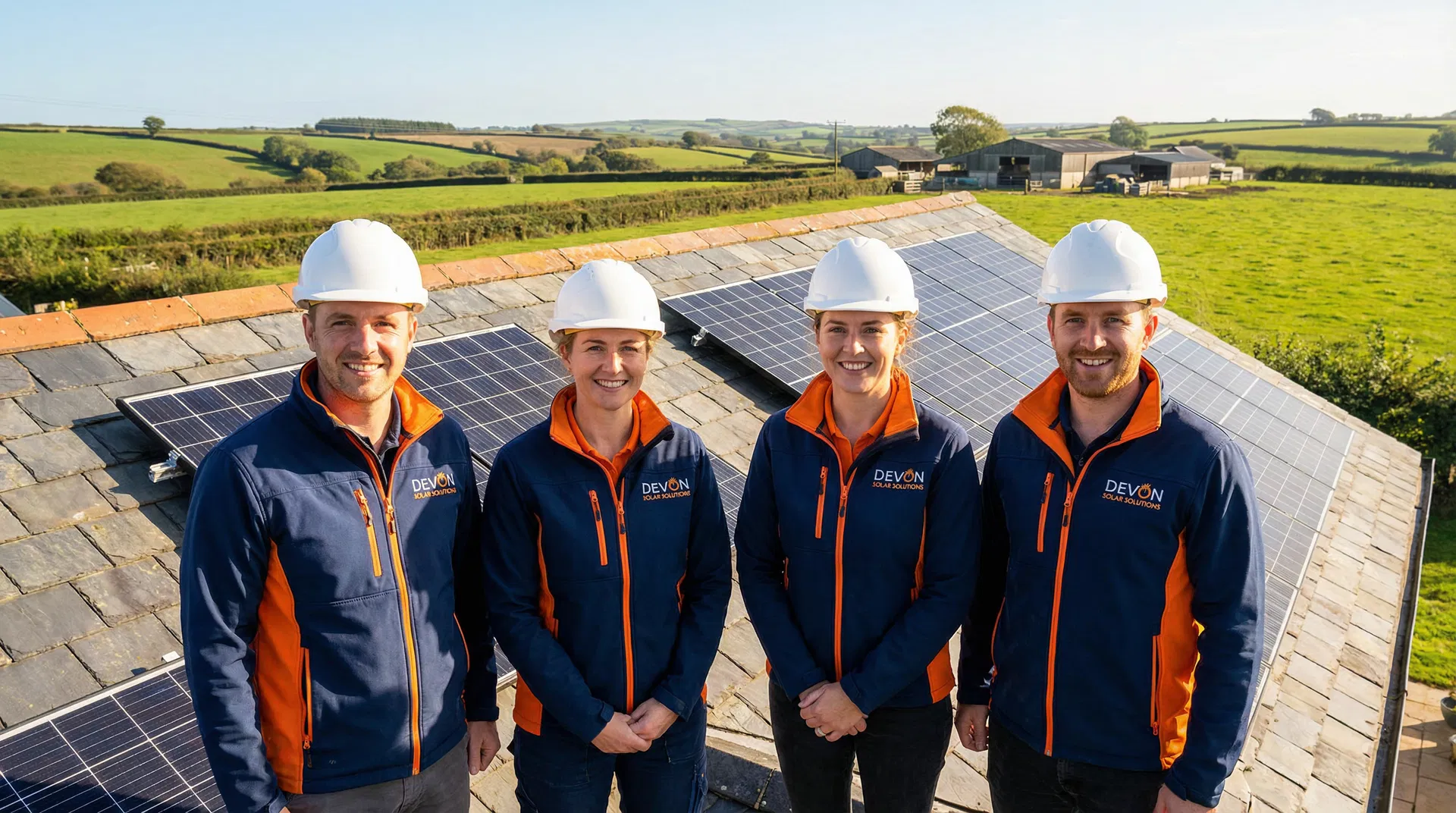 KMC Solar installation team
