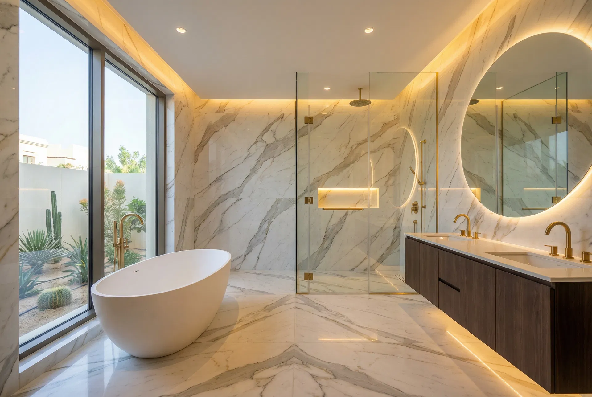 Luxury Bathroom Renovation — Emirates Hills