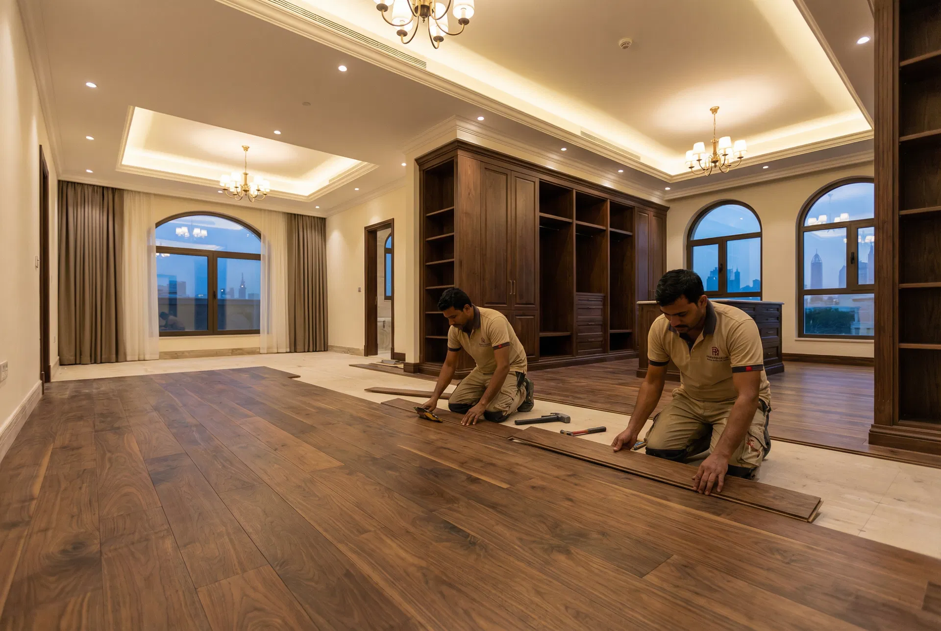 Custom Carpentry & Wood Flooring — Emirates Hills