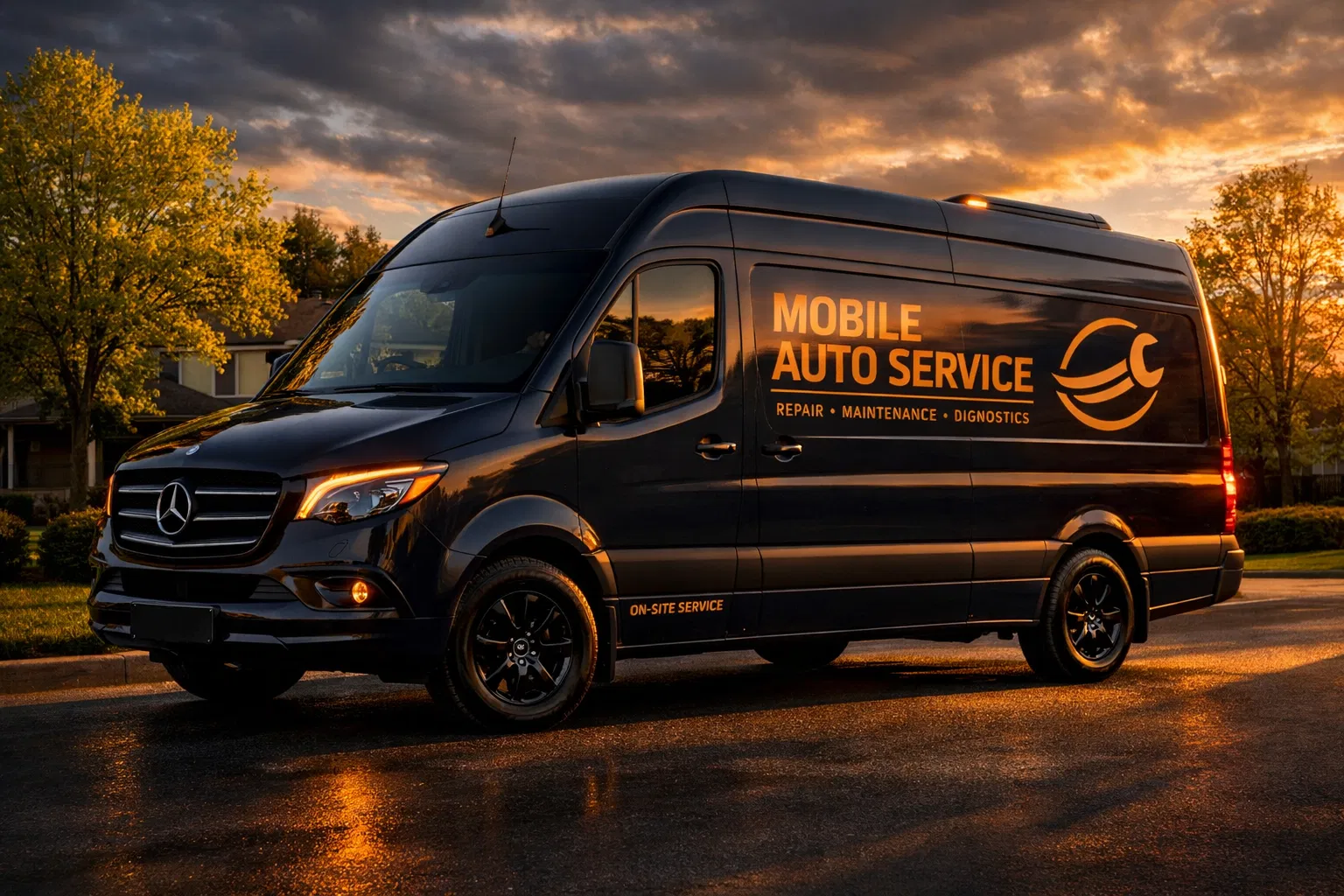 Maritime Mobile Auto service van