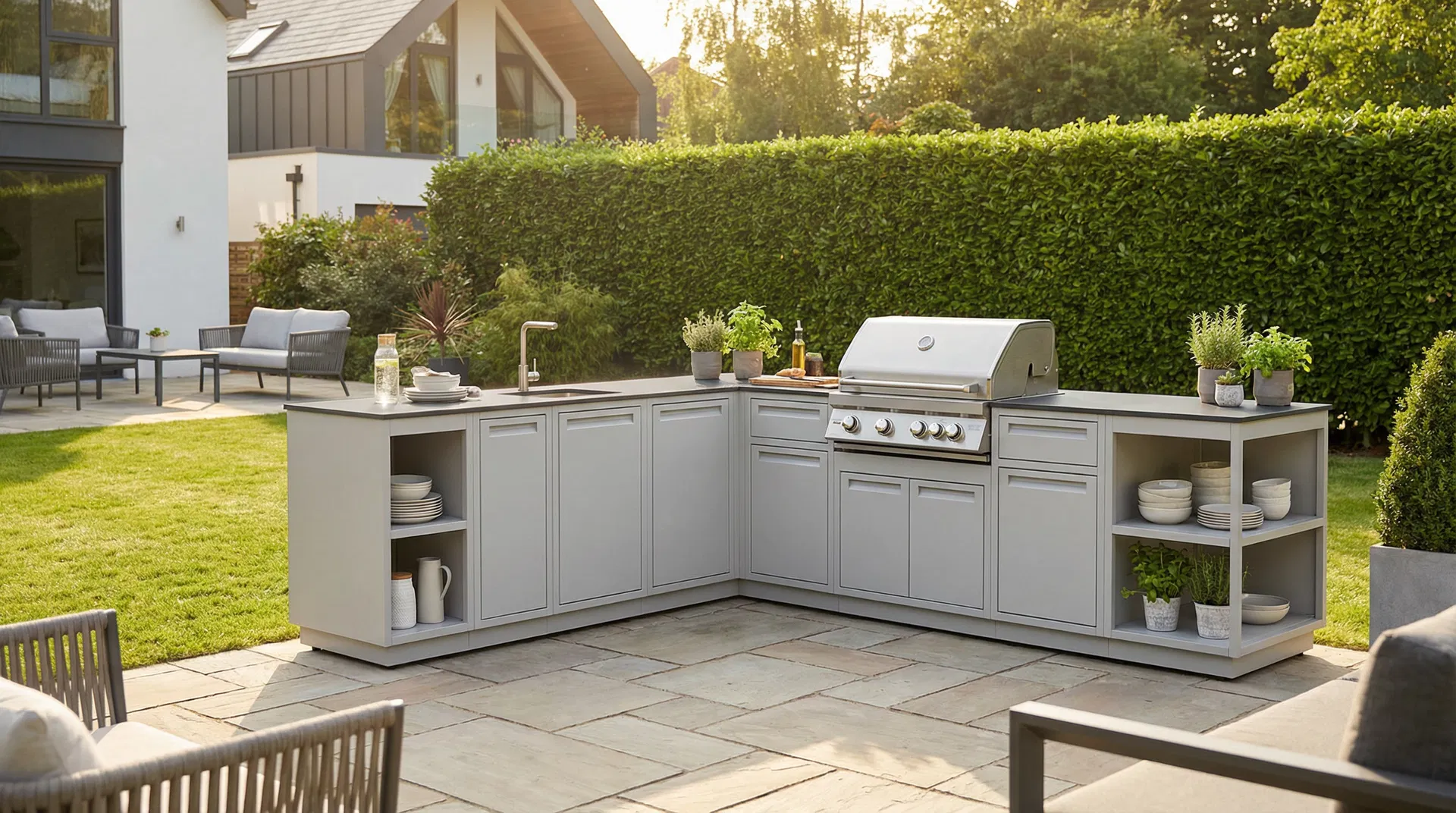 Colour Selection for Your Outdoor Kitchen