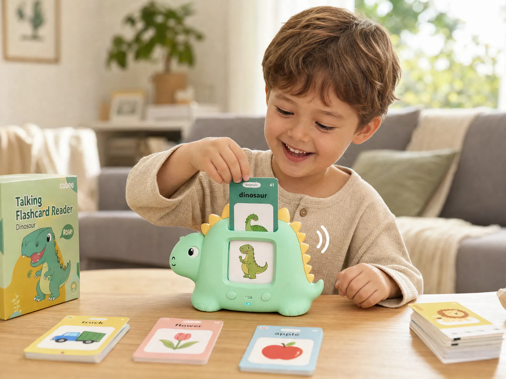 Dinosaur Card Reader Lifestyle