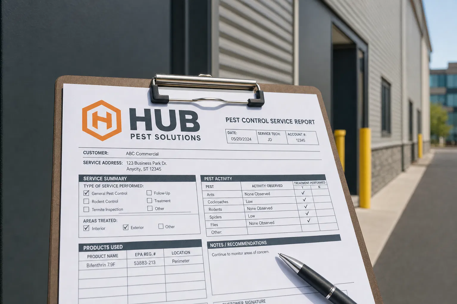 Service Documentation pest