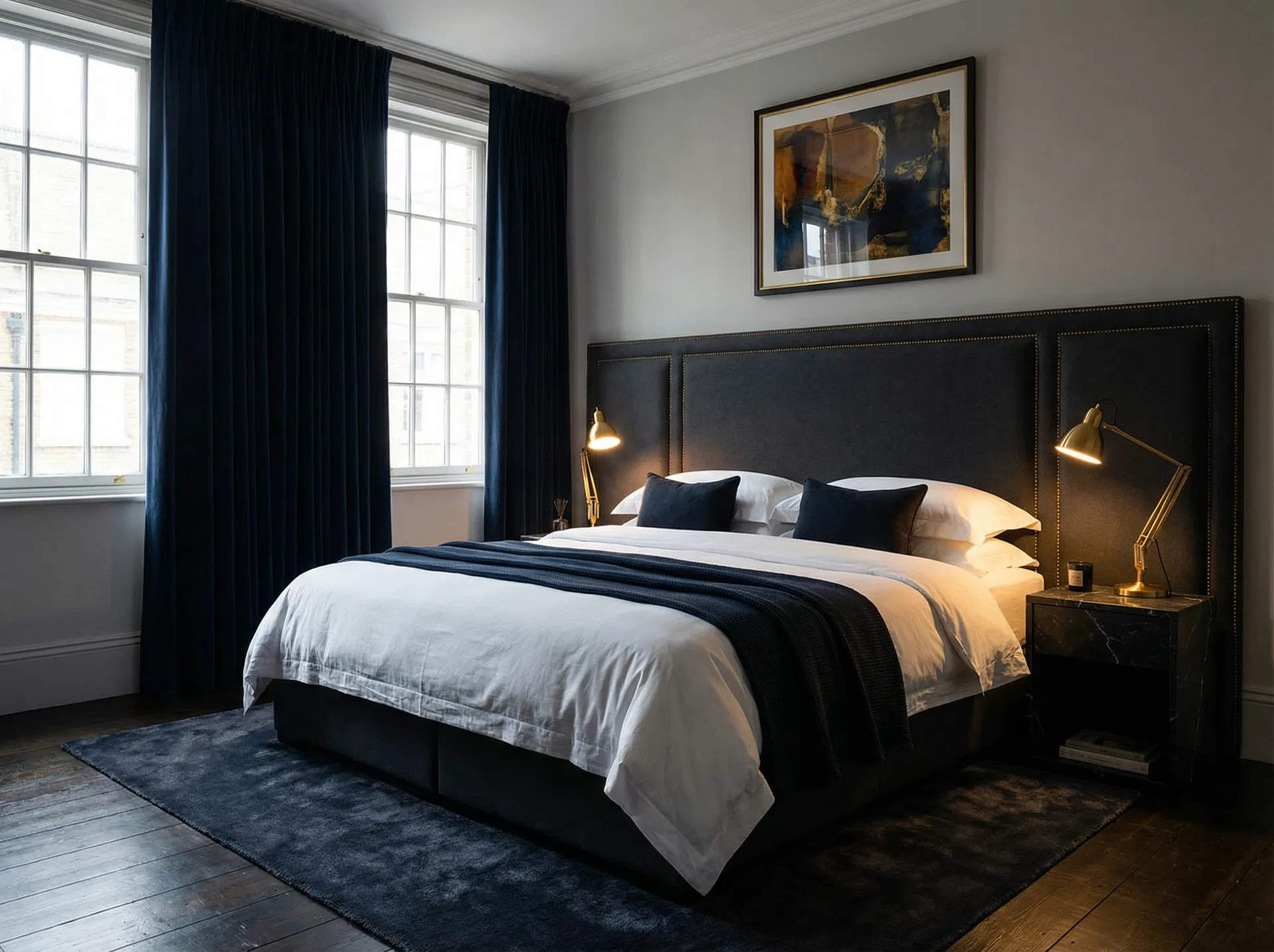 Luxury bedroom interior