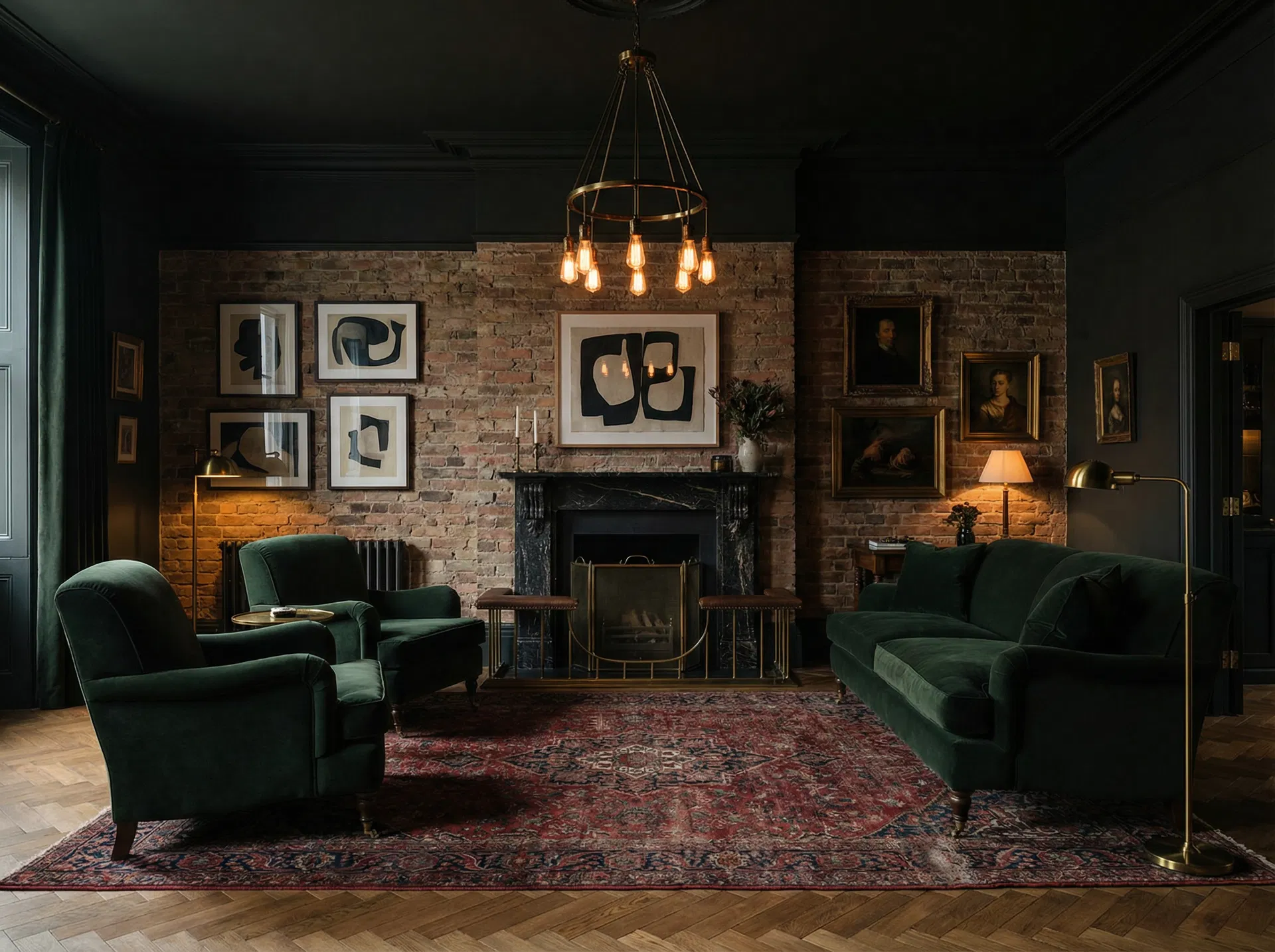 Soho House style interior