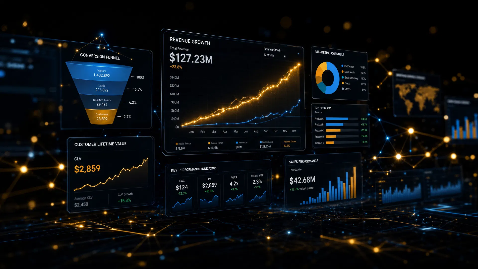 Analytics dashboard