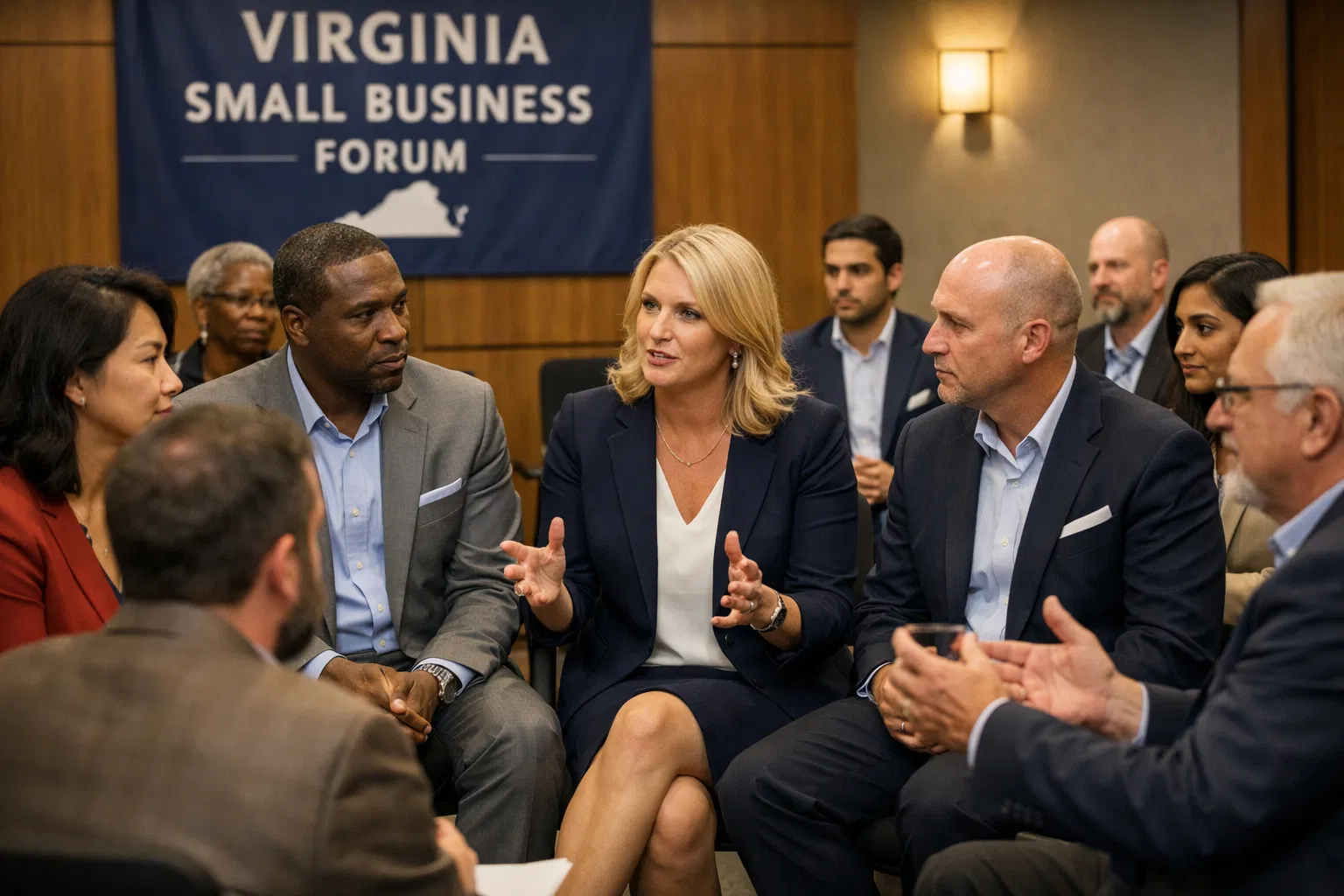 VACE community members at a Virginia Small Business Forum