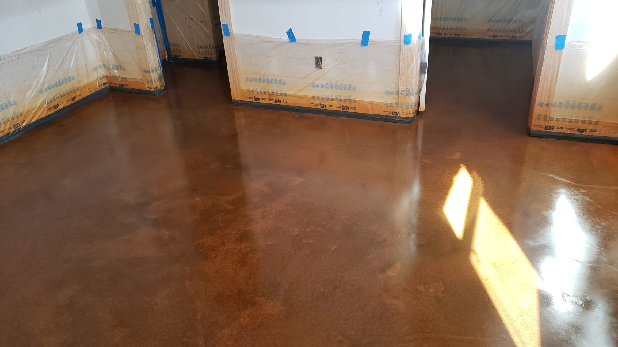 Stained Sealed Concrete