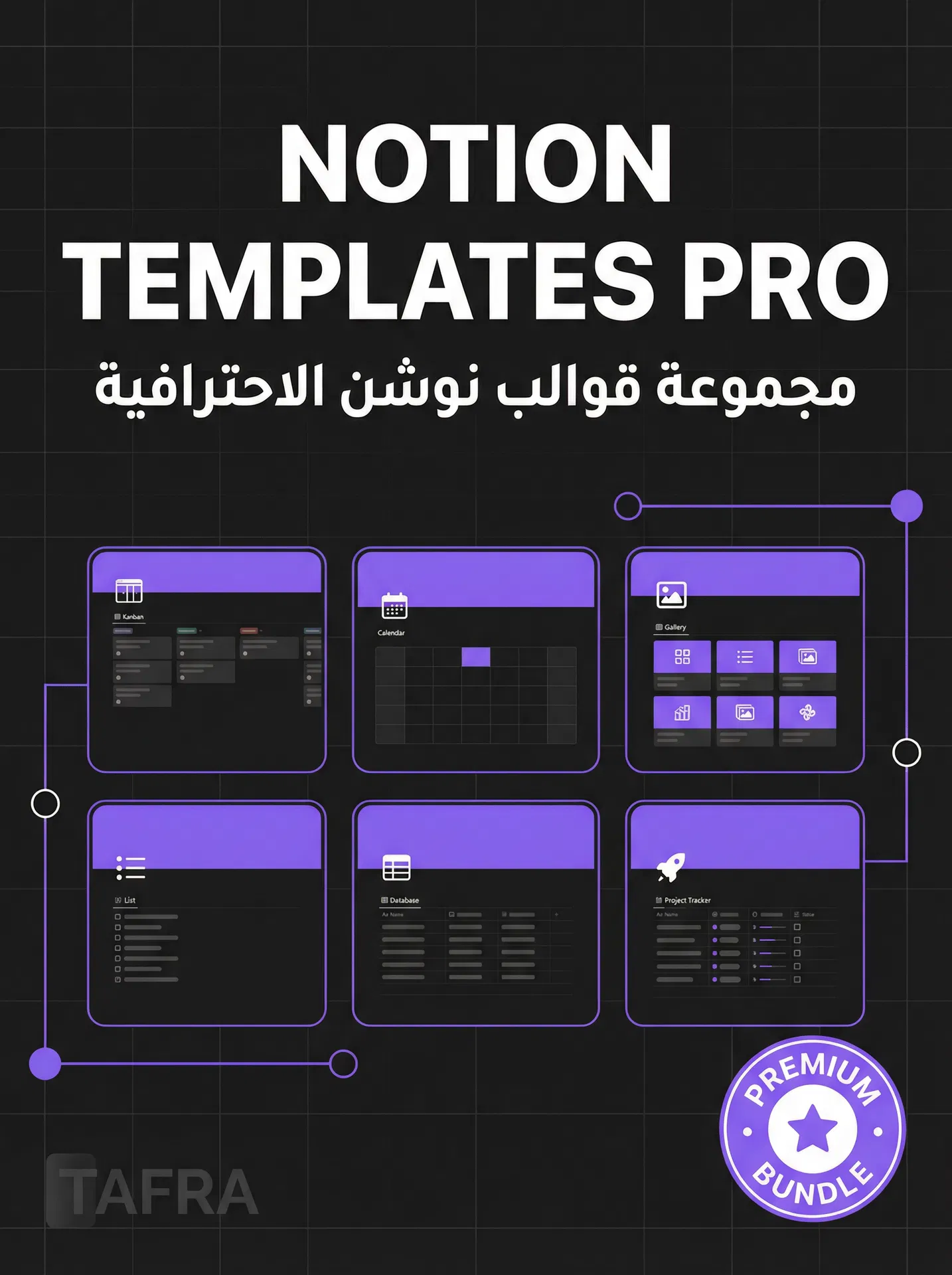 حزمة قوالب Notion الاحترافية