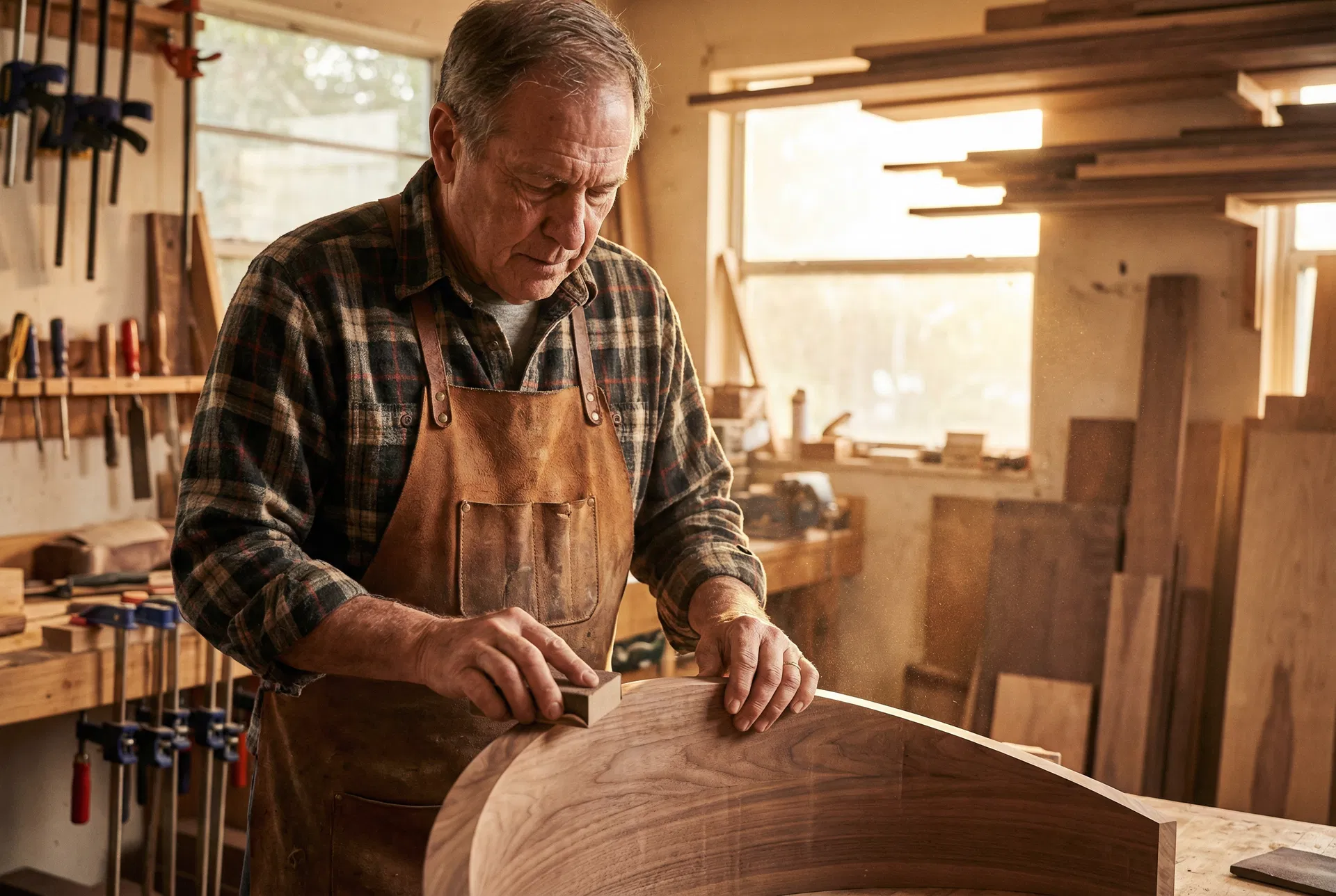 Master craftsman at work