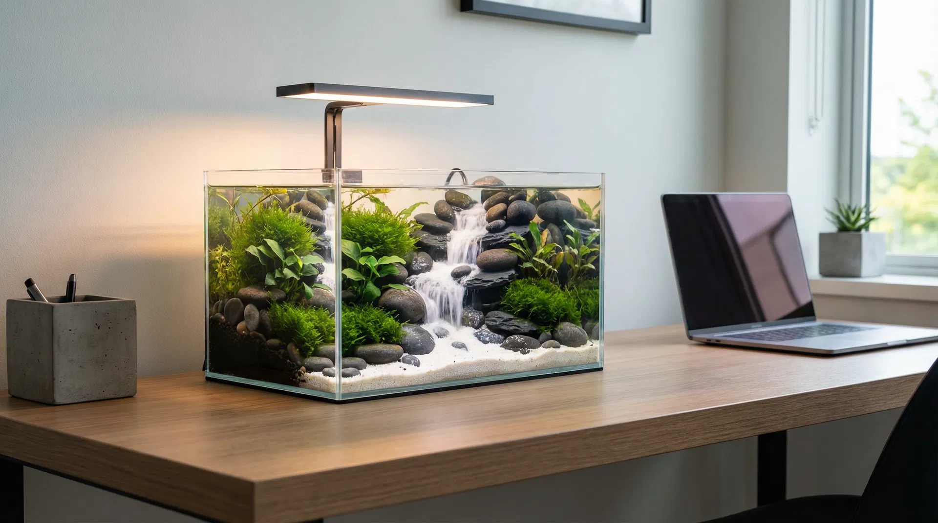 Custom Zen desktop water feature by Qscapes