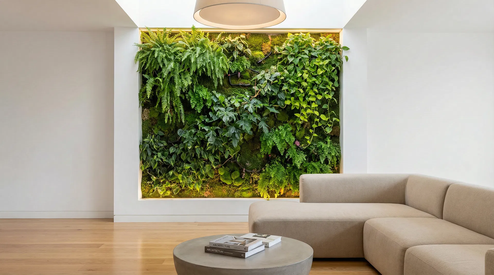 Custom living wall and vertical garden by Qscapes, Altoona PA