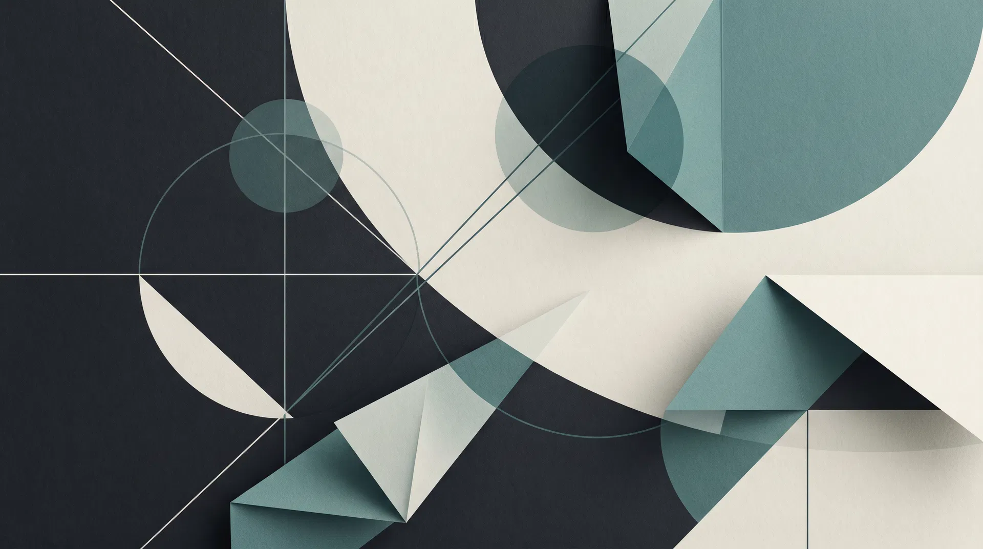 Abstract geometric hero