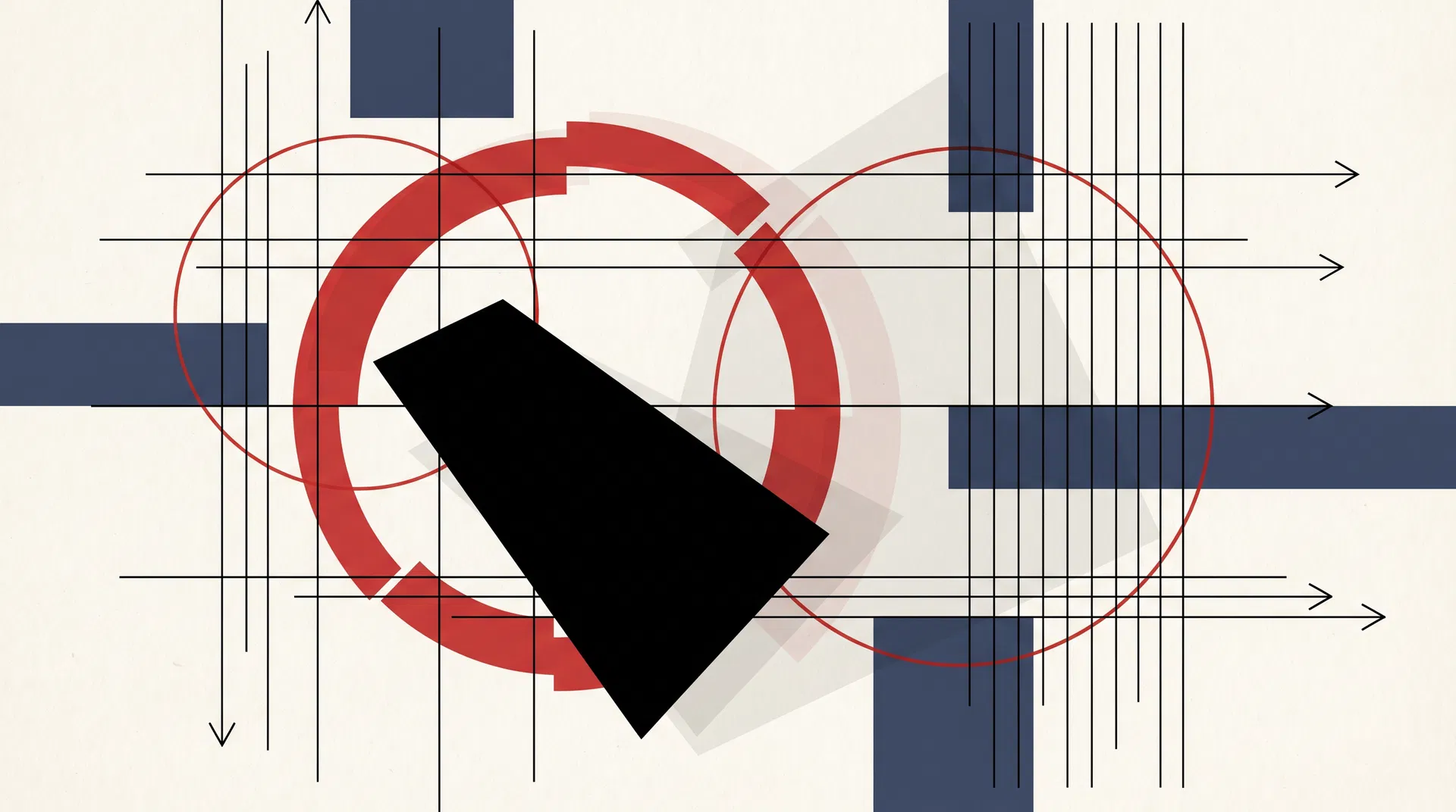 Abstract geometric hero