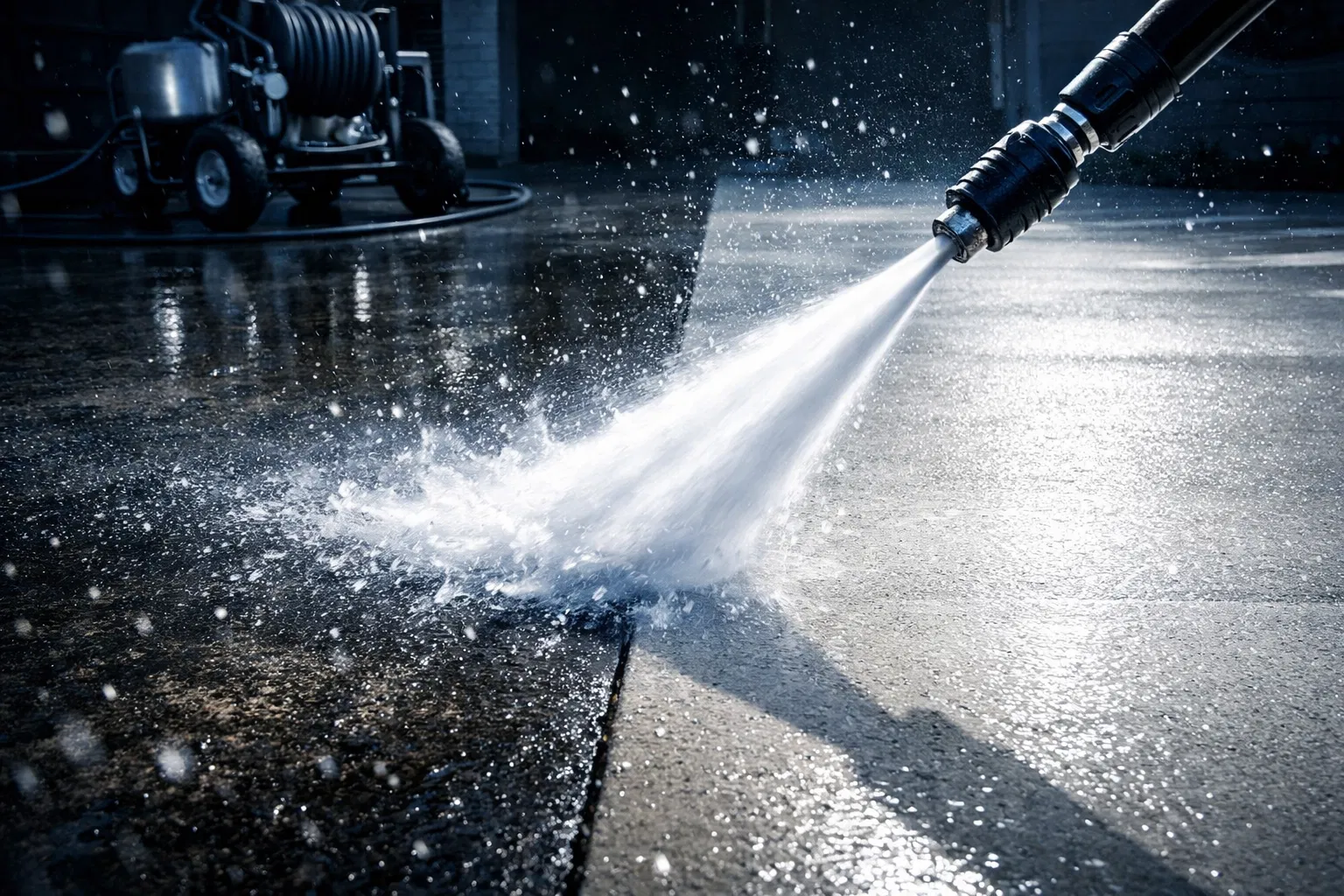 Commercial Parking Lot - After