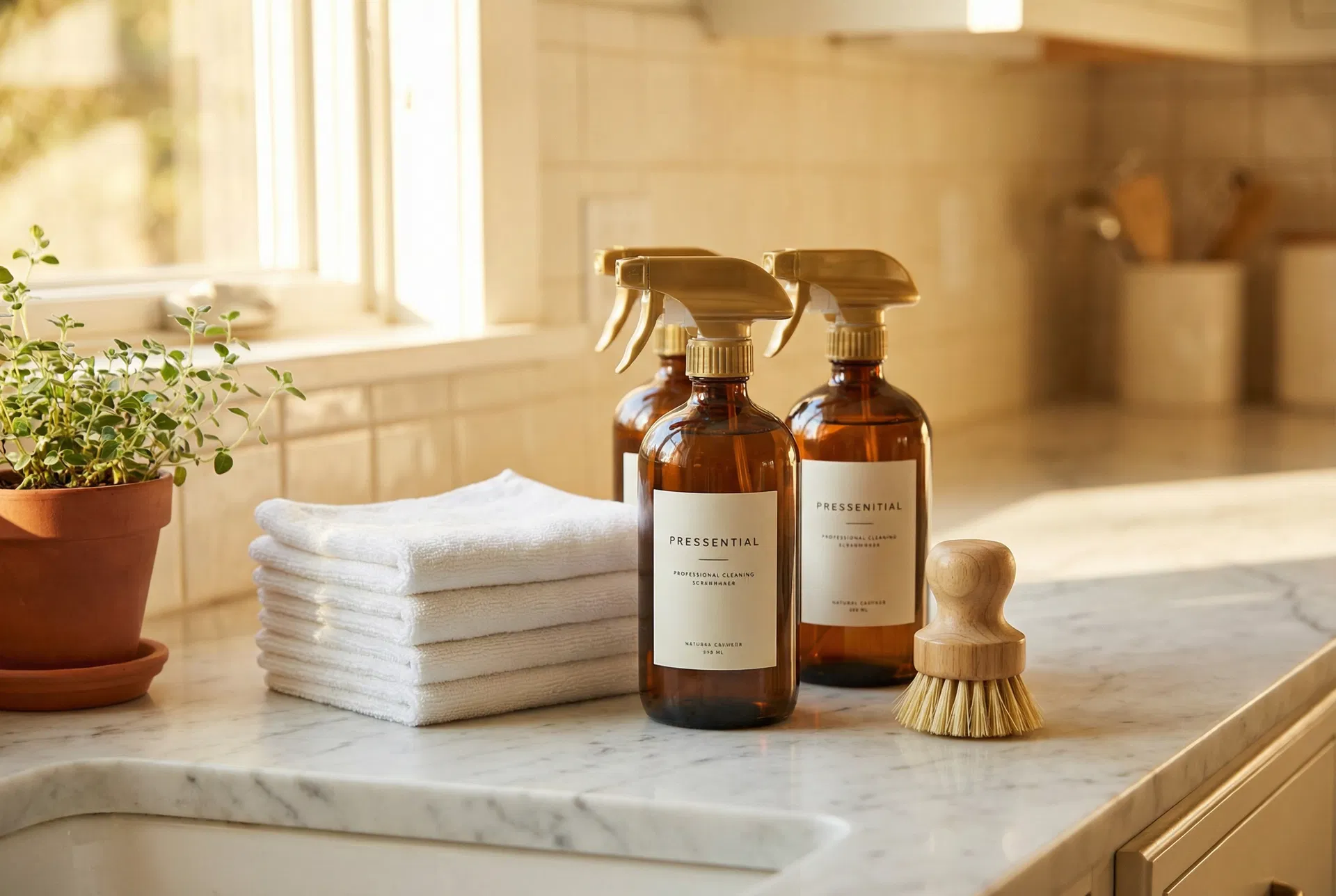 Professional cleaning supplies