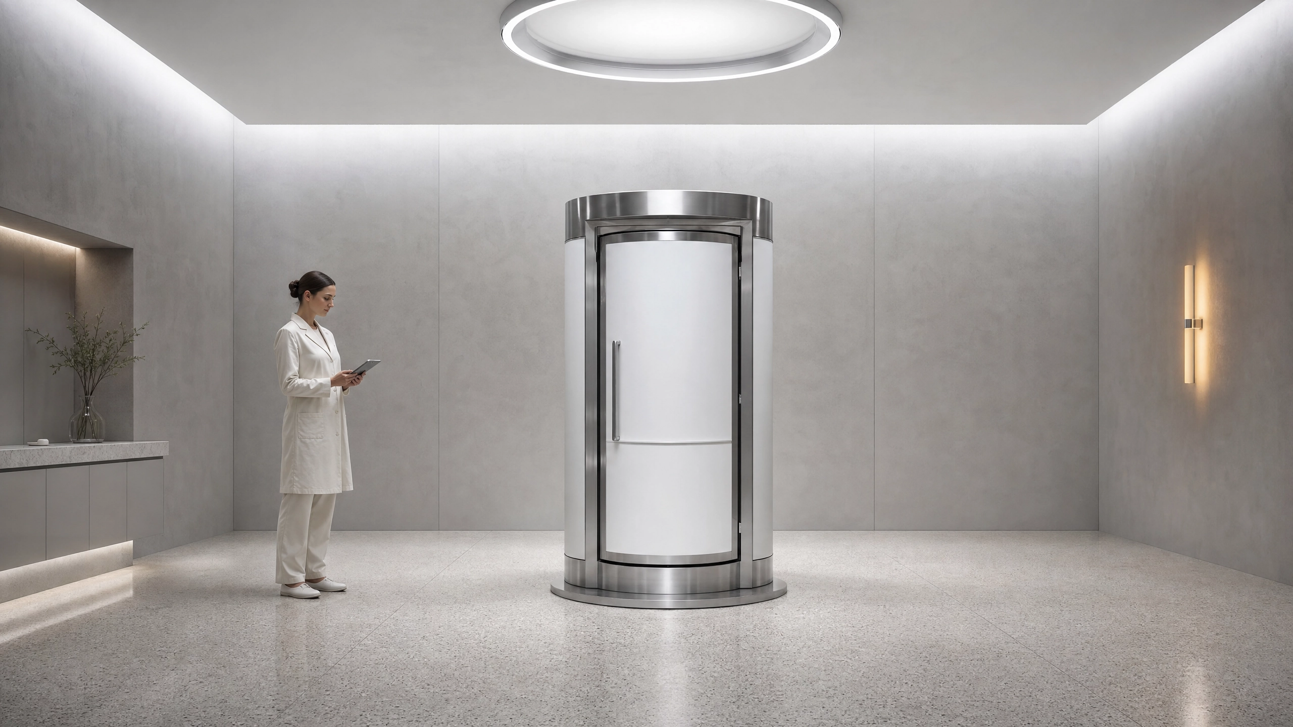 The Lab — clinical cryotherapy chamber room