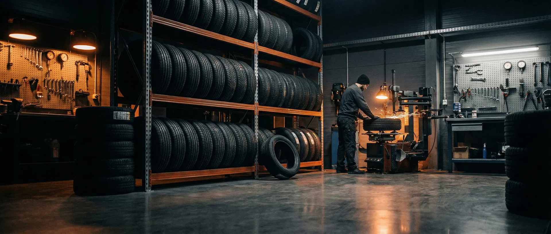 Sky Tire shop interior