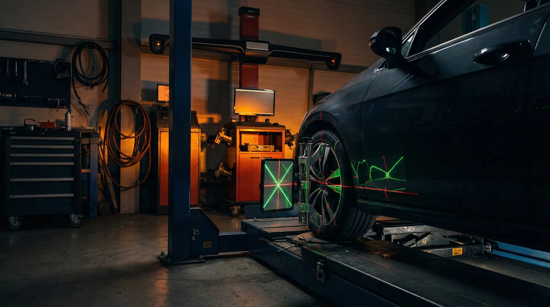 Wheel alignment service