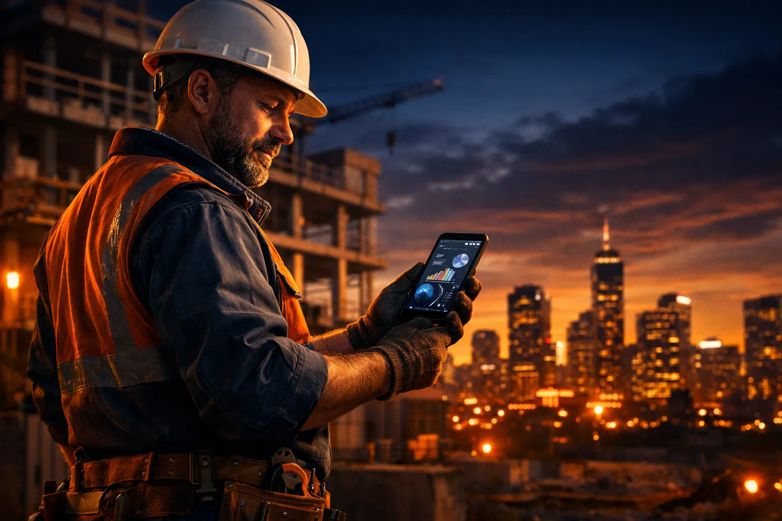 Contractor with digital analytics