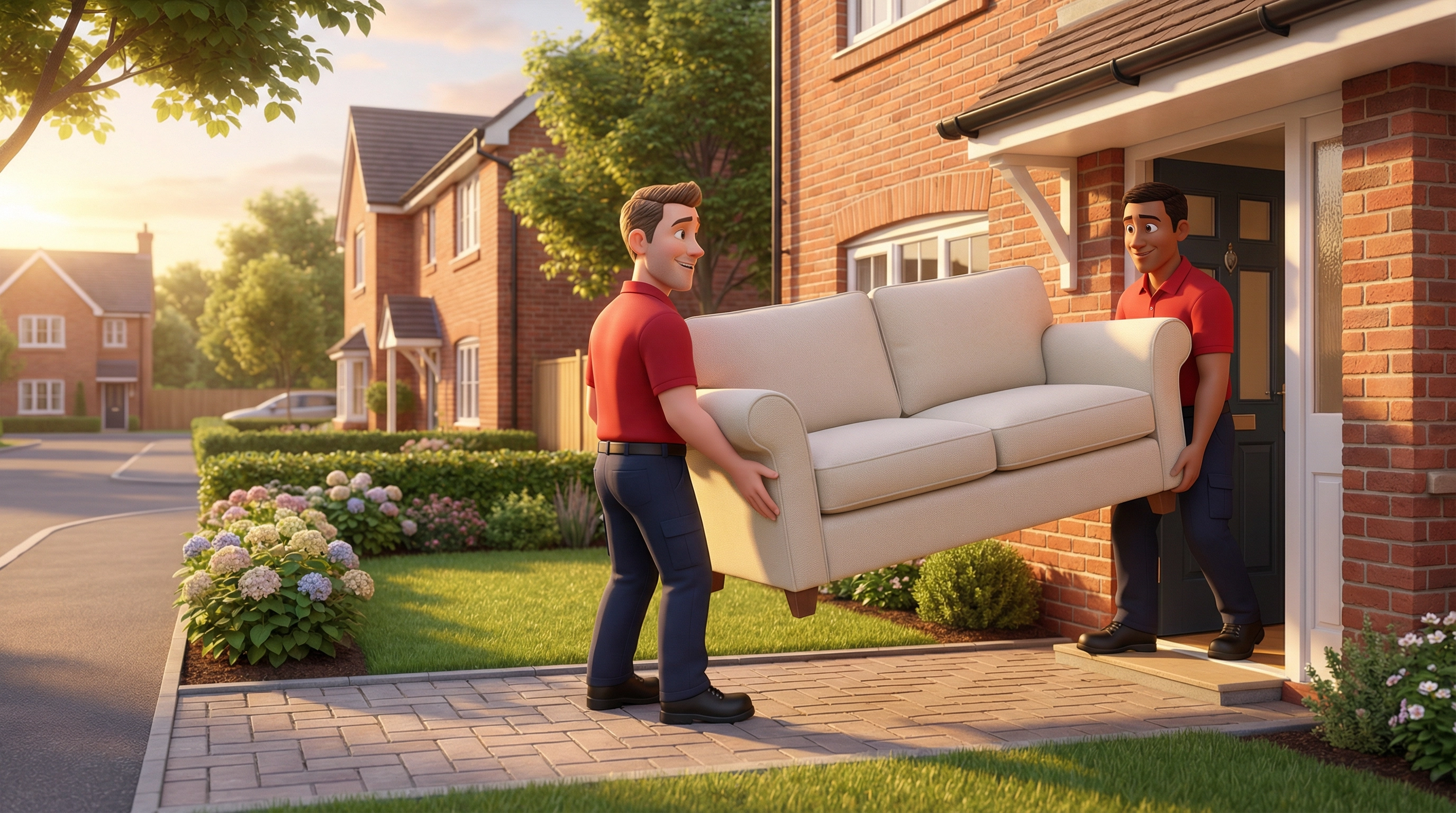 Daley & Co domestic removal team at a residential property
