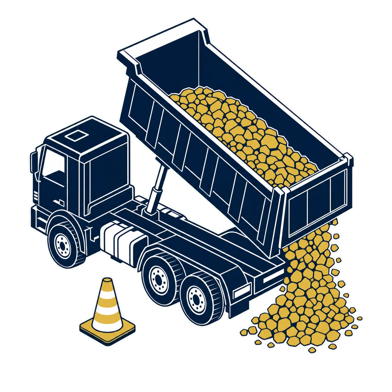 Dump Truck & Aggregate