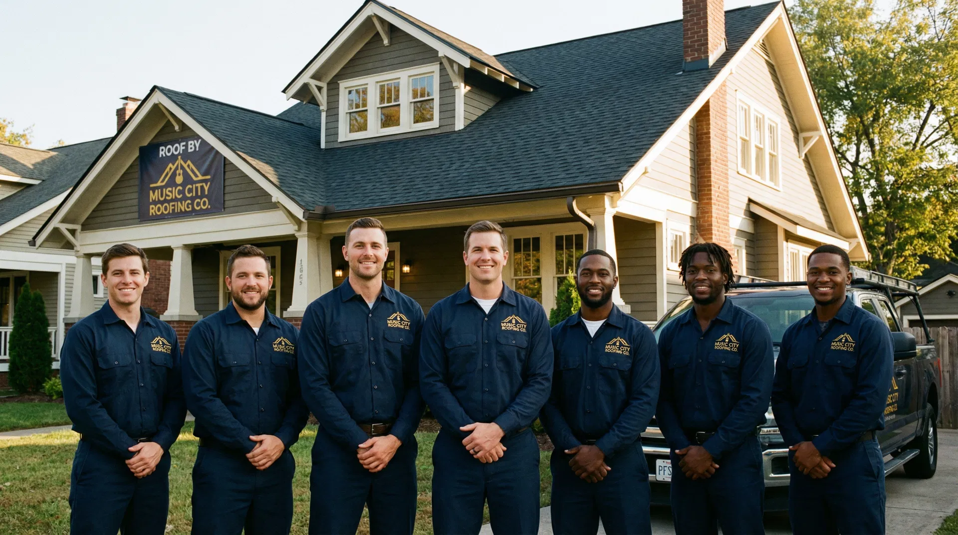 Golden Roofing Nashville team
