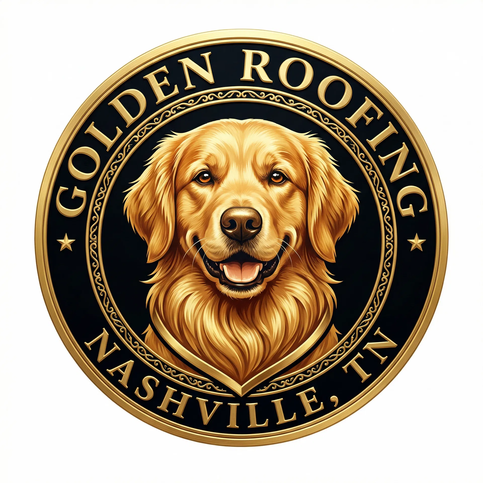 Golden Roofing Nashville Logo