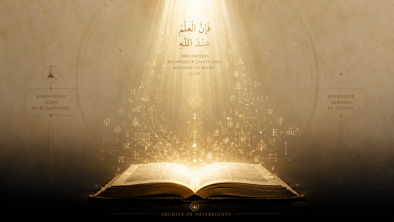 Why Knowledge Must End in Surrender