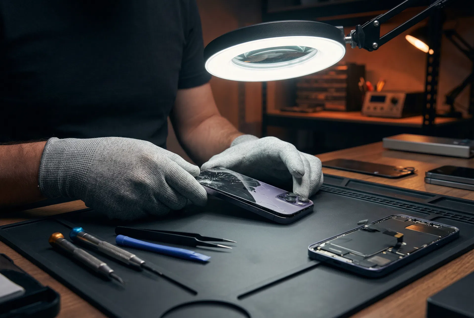 PhoneClinic technician at work