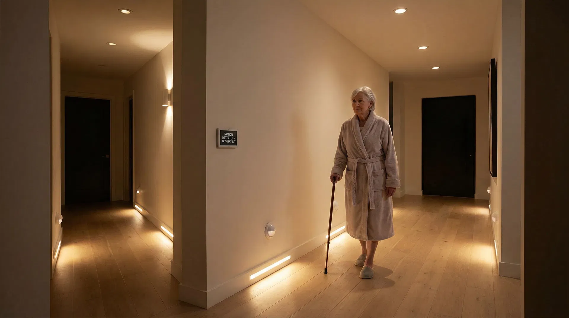Smart Lighting & Fall Prevention - Intelligent lighting system