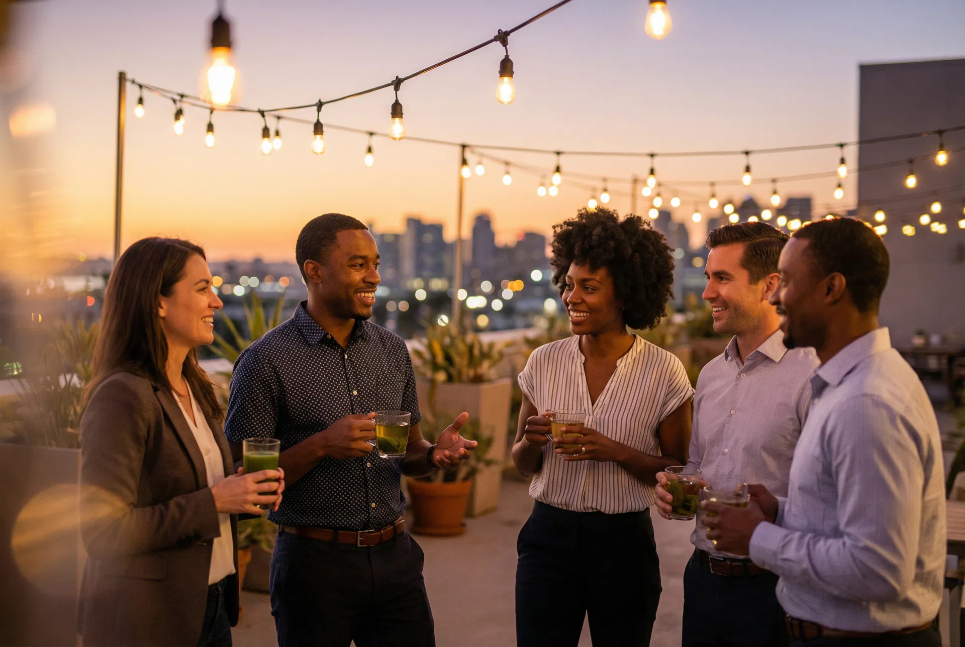 Networking at the summit