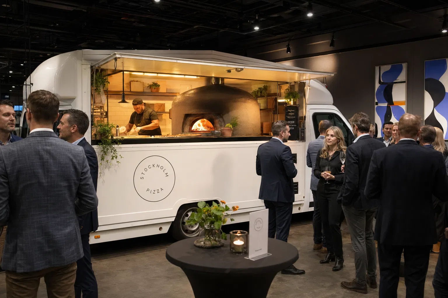 Corporate product launch event in Stockholm