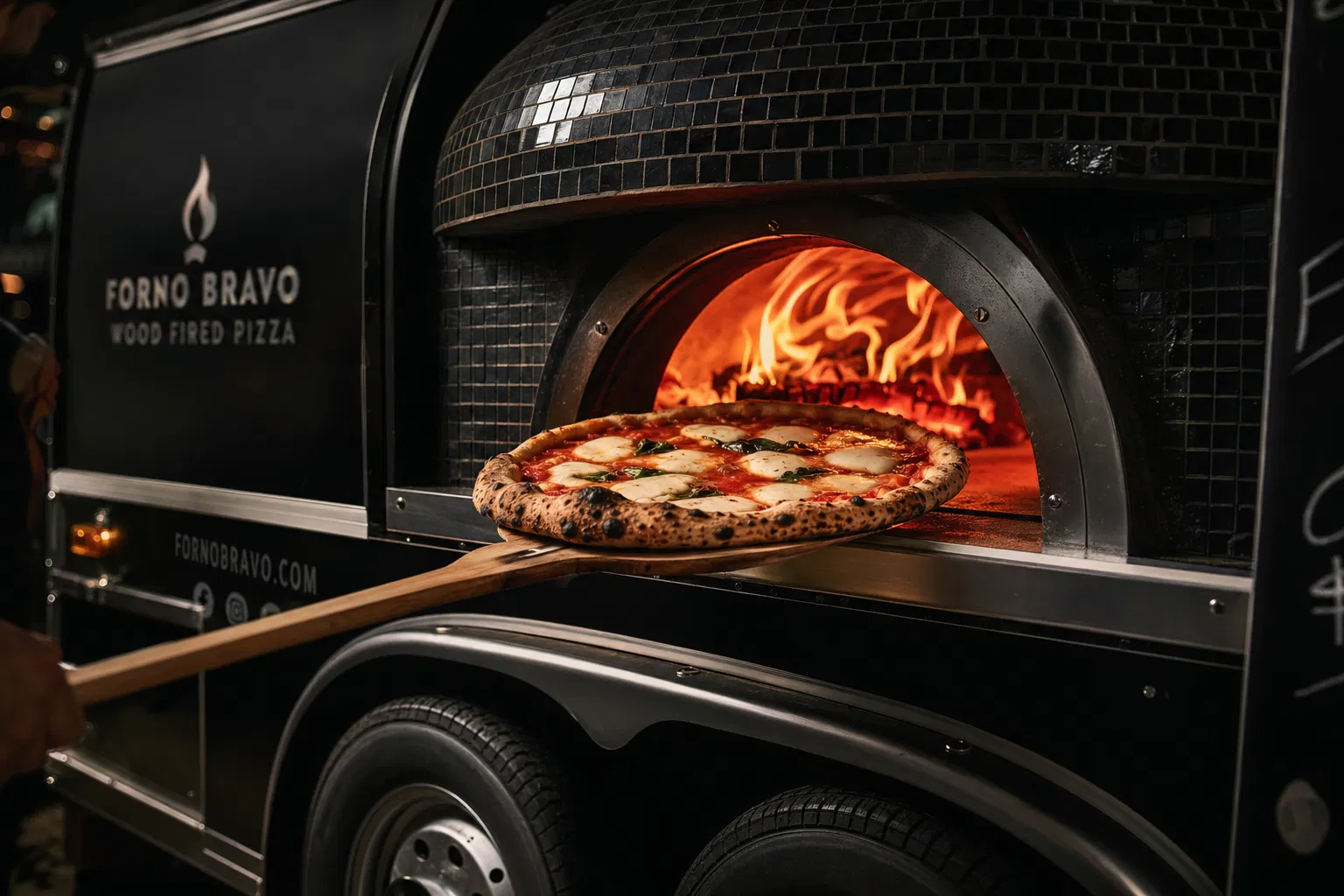 Vedugsugnen på food trucken