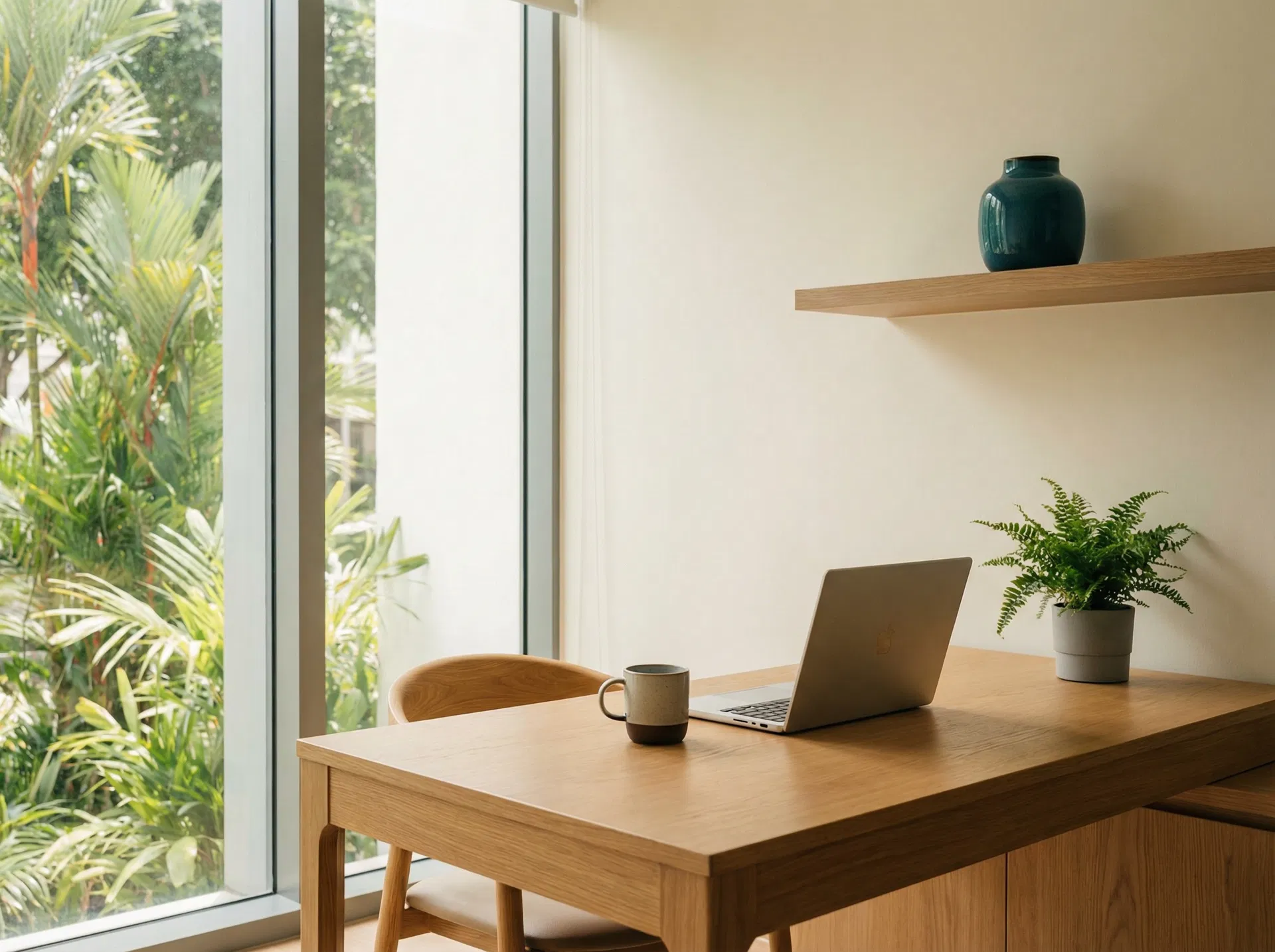 Modern Singapore office workspace