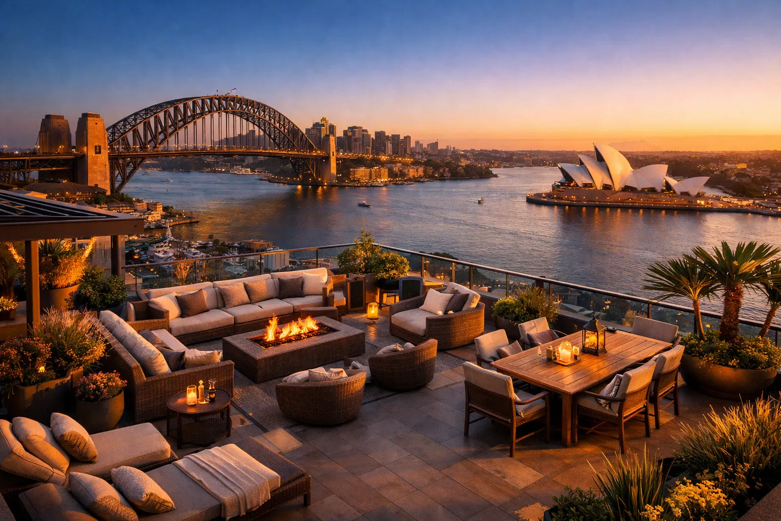 Sydney harbour view apartment