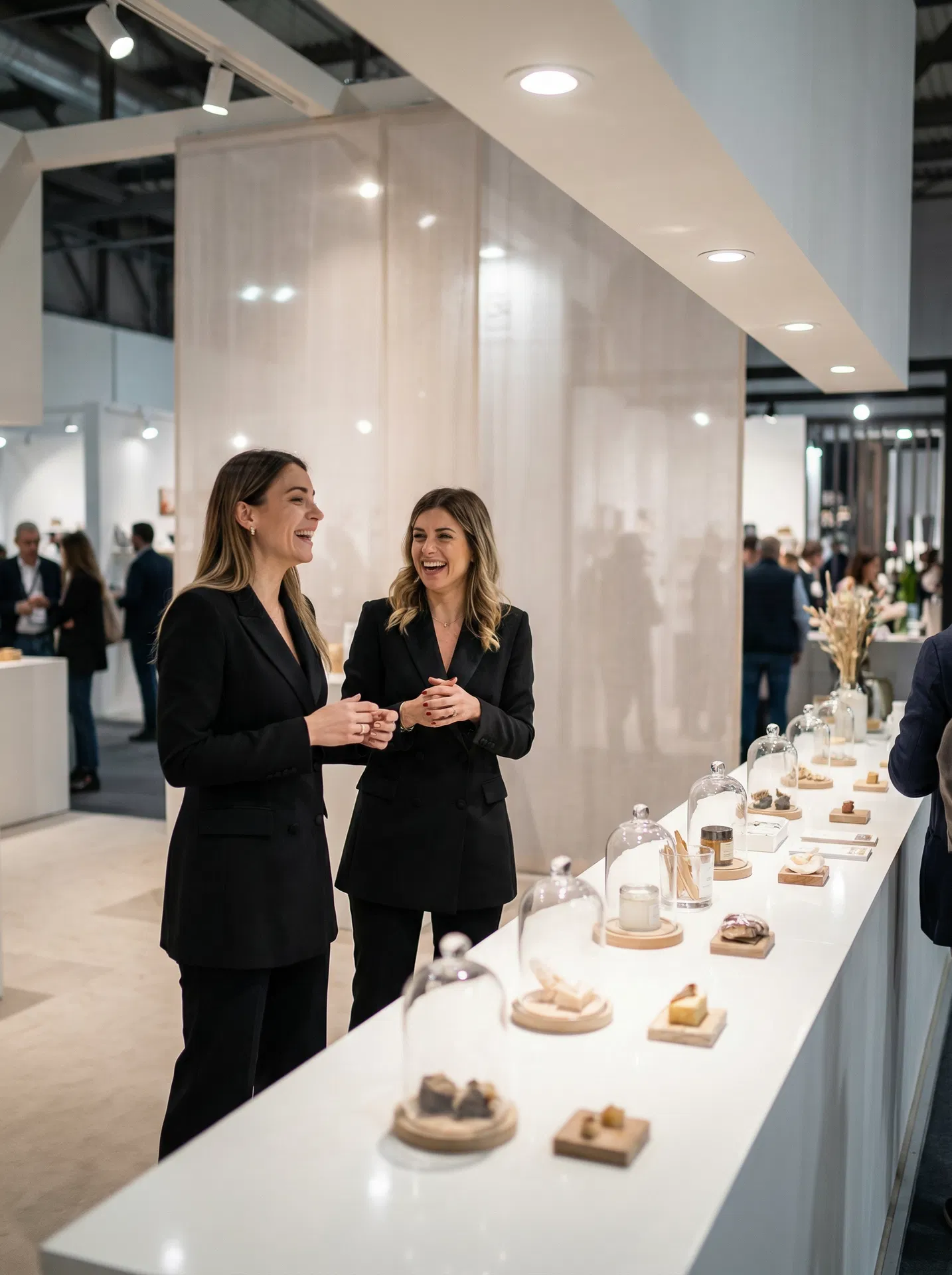 Team hostess fiera Milano stand