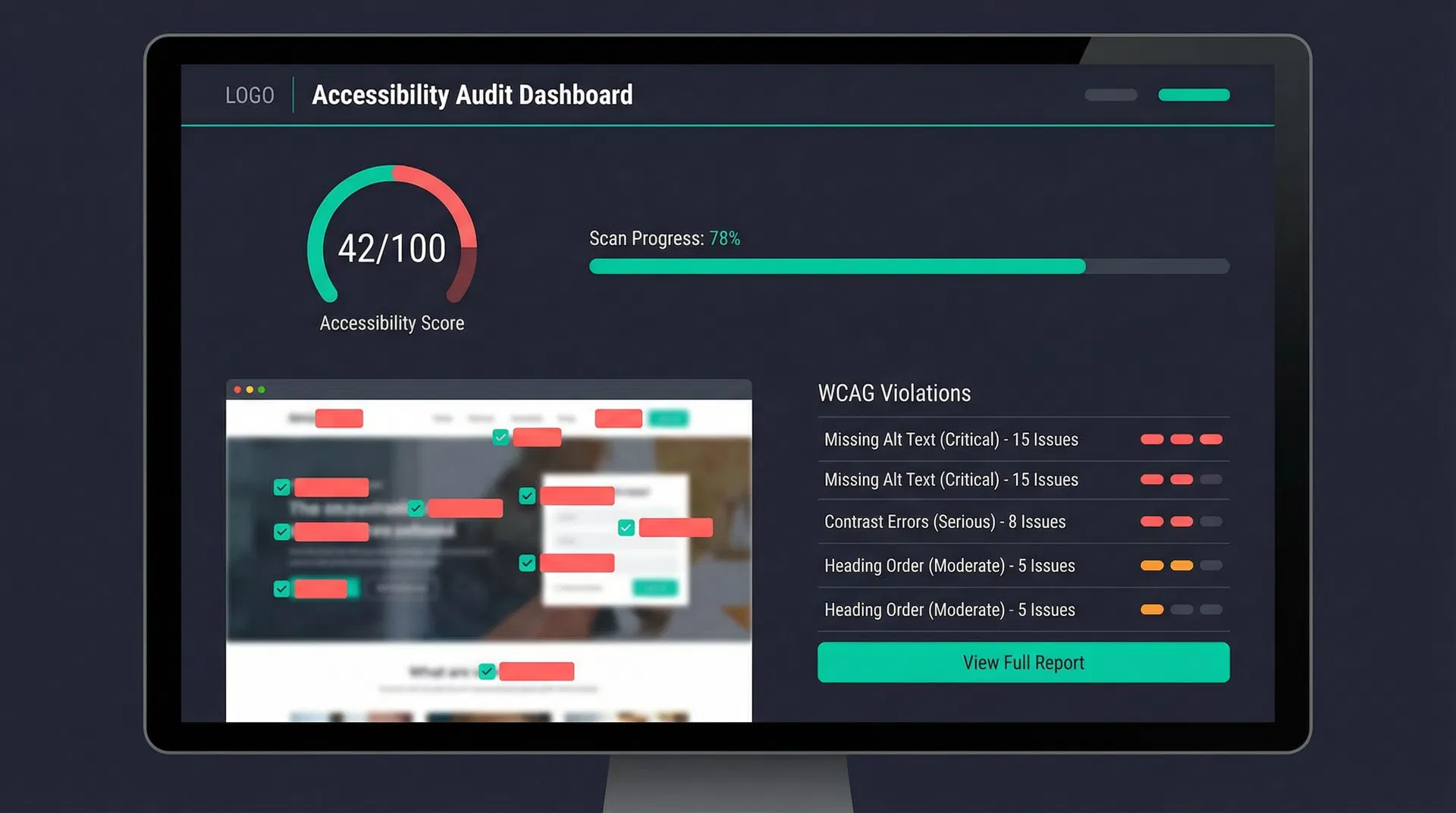 AuditOwl Accessibility Dashboard