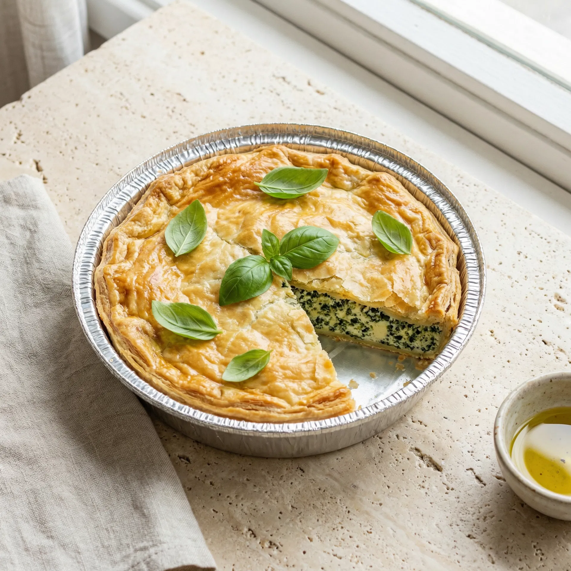 Torta de Espinafre com Ricota